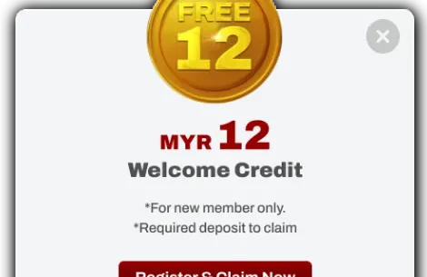 Free credit no deposit new member 12play Malaysia