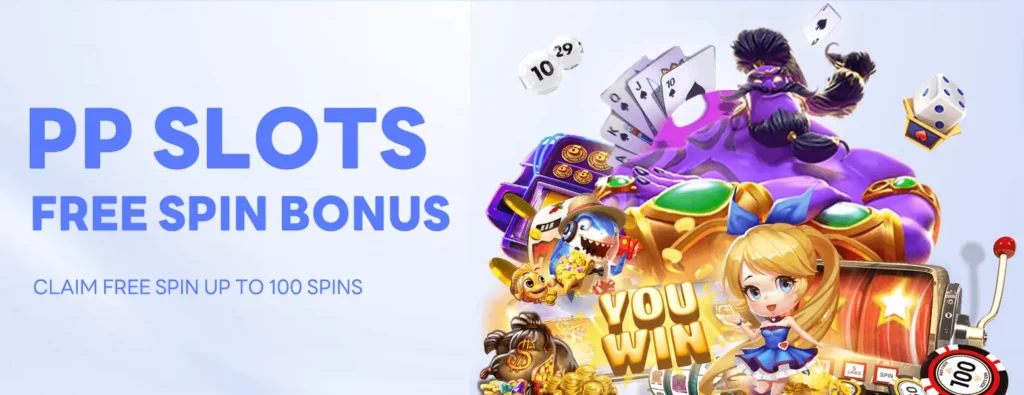 PP Slots Freespin Bonus claim up to 100 spins